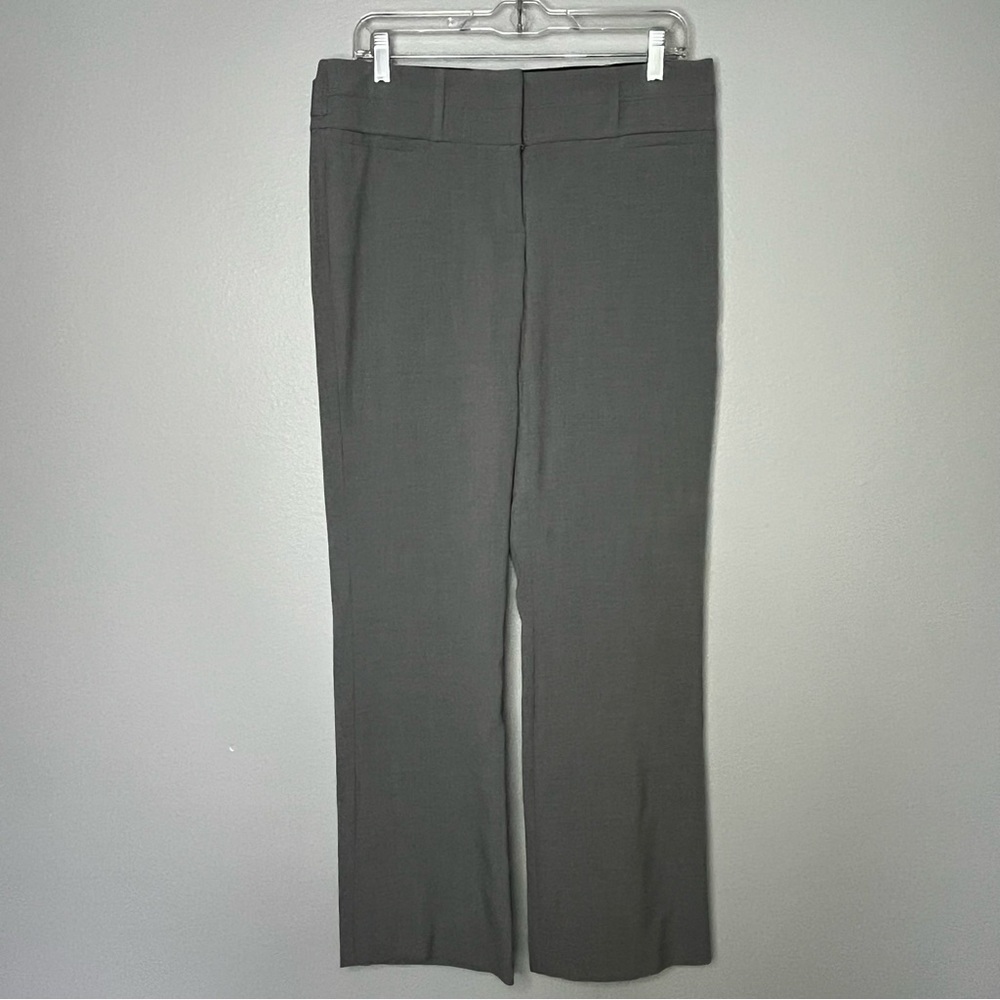 Maurices I‎ Am Smart Trouser Pant Women 9/10R Gray Straight Career Work Office